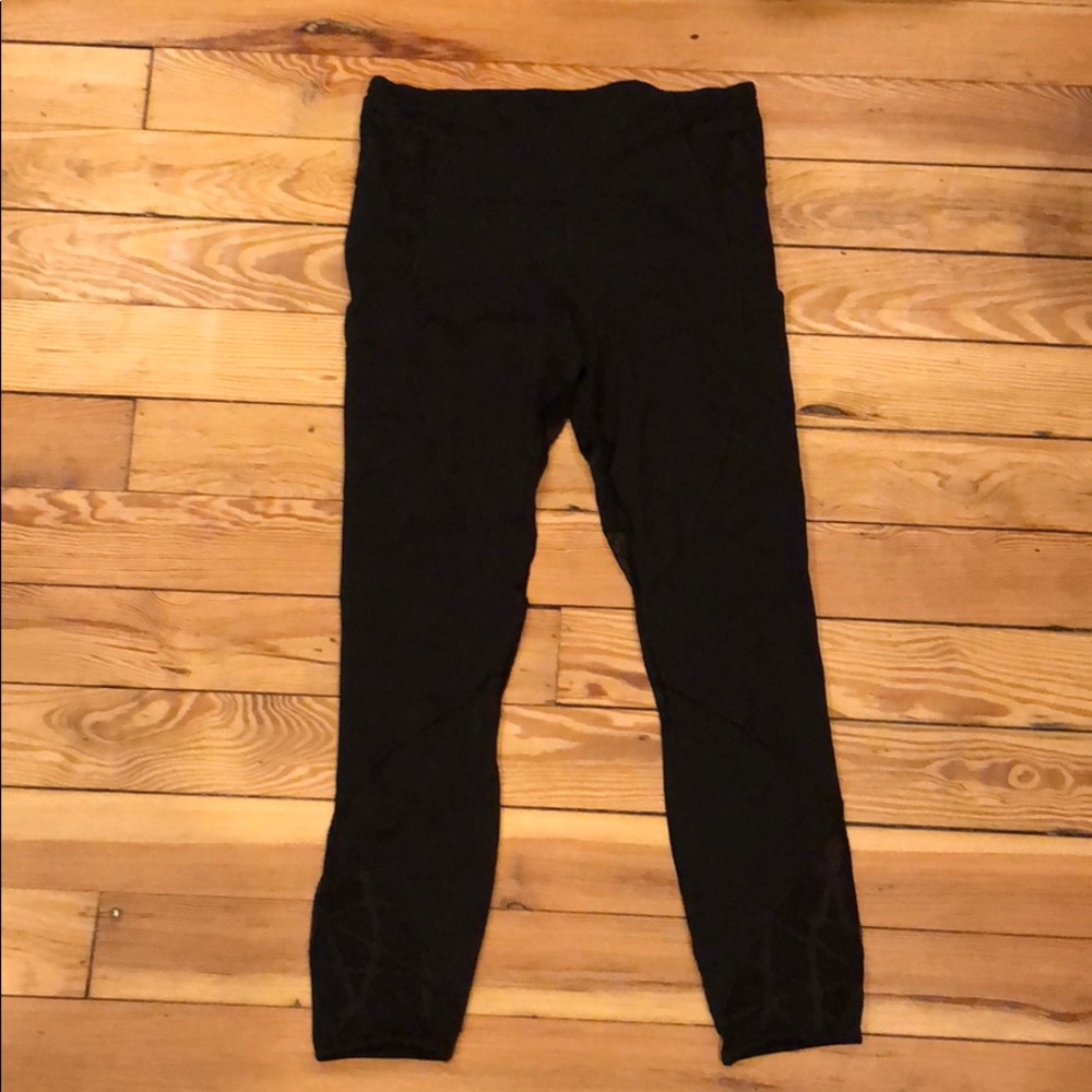 Black lululemon running legging